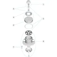 Pièces détachées pour Vanne TOP 1 1/4" 3 voies